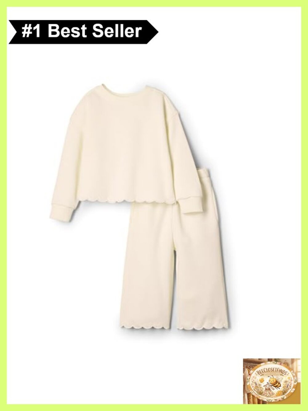 Toddler Girls French Terry Sweatshirt and Pant Set